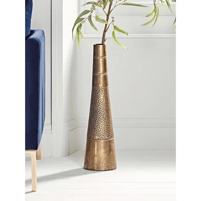 Cox and Cox NEW Tall Gilded Vase