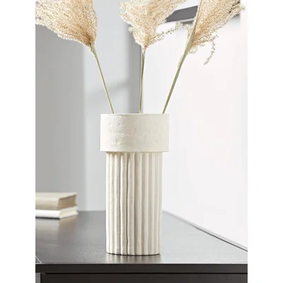 Cox and Cox NEW Ribbed Column Vase