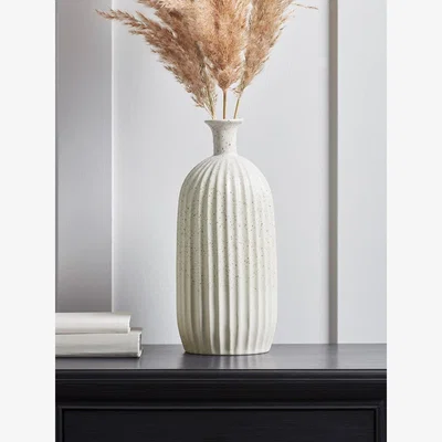 Cox and Cox Fluted Textured Bottle Vase