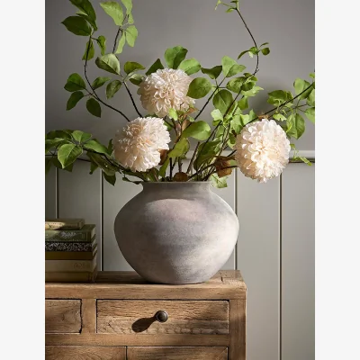 Cox and Cox Mariposa Vase - Clay