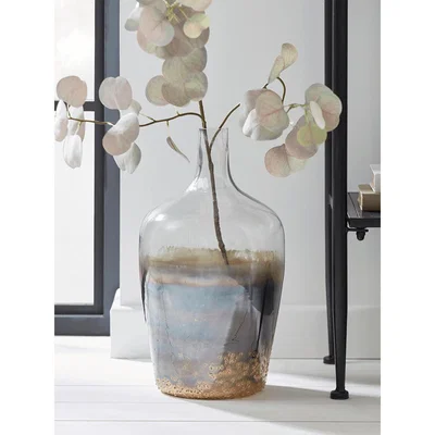 Cox and Cox NEW Tall Dipped Lustre Bottle Vase