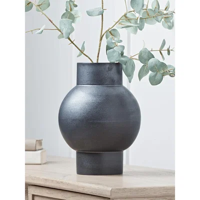 Cox and Cox NEW Black Bulb Vase