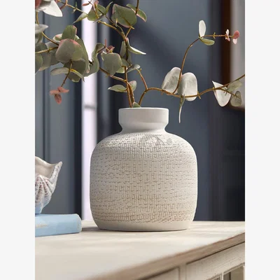Cox and Cox Dotted Bottle Vase