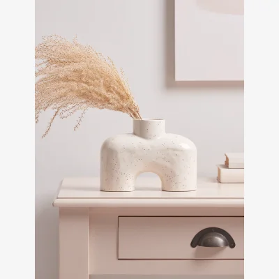 Cox and Cox NEW Speckled Arch Vase
