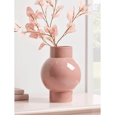 Cox and Cox NEW Blush Bulb Vase