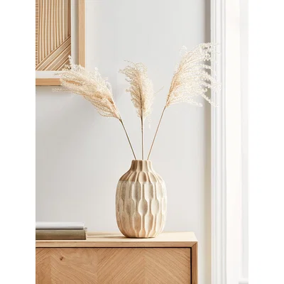 Cox and Cox NEW Two Tone Soft Geometric Vase