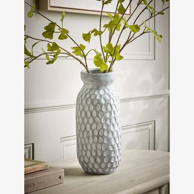 Cox and Cox Textured Dash Ceramic Vase
