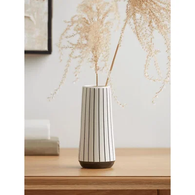 Cox and Cox NEW Striped Tapered Vase