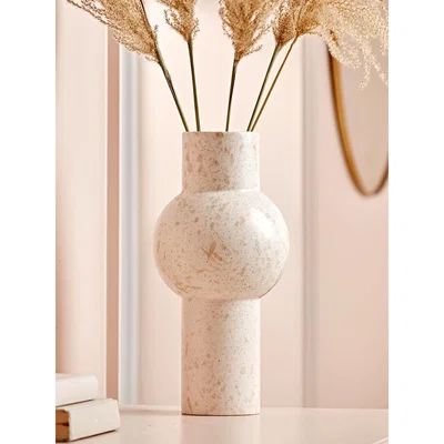 Cox and Cox NEW Speckled Tall Bulb Vase