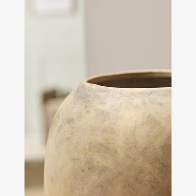 Cox and Cox Distressed Cement Vase