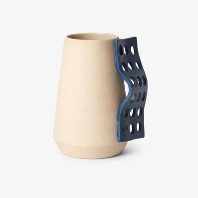 The Conran Shop Exclusive Blue Pill Vase By Milo Made Ceramics