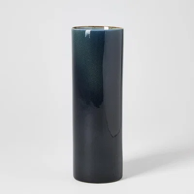 The Conran Shop Tube Vase Dark Blue 7cm x 21cm