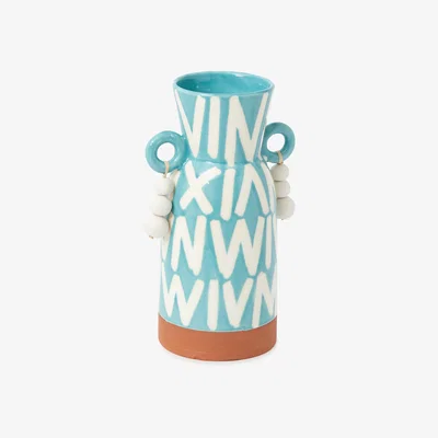 The Conran Shop Exclusive Illi Vase in Blue By Bouchra Boudoua
