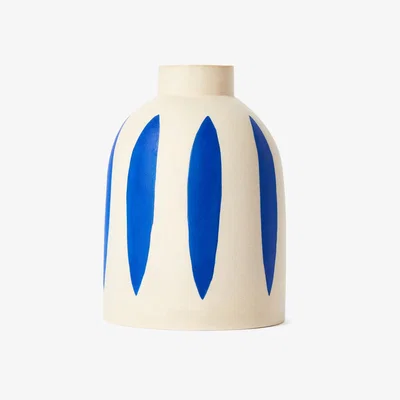 The Conran Shop Exclusive Large Round Vase in Speckle & Blue