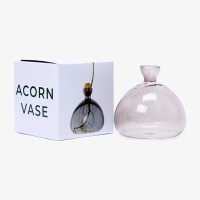 The Conran Shop Exclusive Acorn Vase in Smoke Grey By Ilex Studio