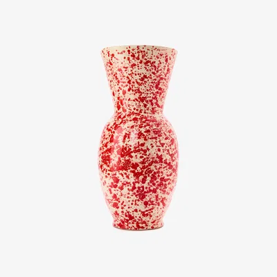 The Conran Shop Splatter Vase in Red & Pink By The Conran Shop