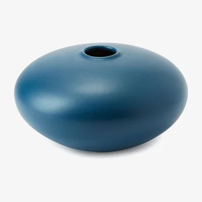 The Conran Shop Small Alev Vase 02 in Mallard Blue