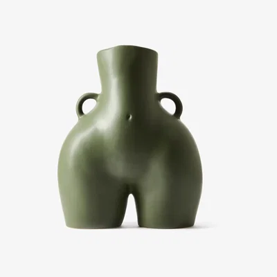 The Conran Shop Exclusive Love Handles Vase in Matt Olivine