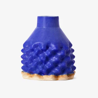 The Conran Shop Medium Bump Vase in Blue