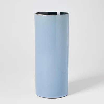The Conran Shop Tube Vase Smoky Blue 9cm x 22cm
