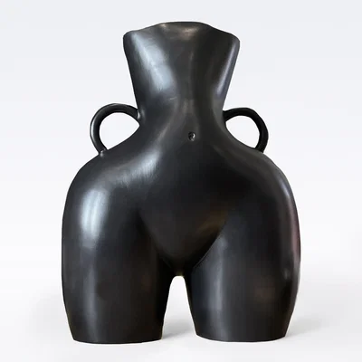The Conran Shop Giant Love Handles Vase in Black