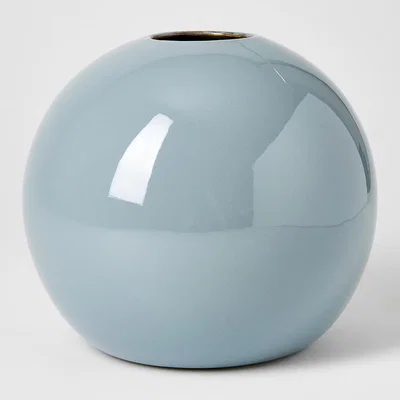The Conran Shop Ball Vase Smoky Blue Extra Large