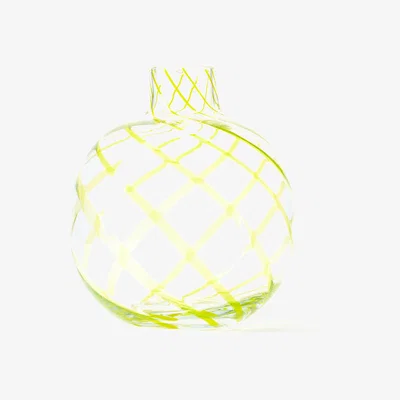 The Conran Shop Large Swirl Round Vase in Green Sheen