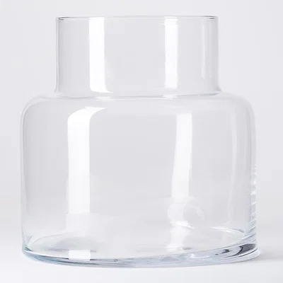 The Conran Shop Wide Camino Vase in Clear 25cm