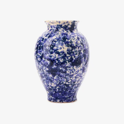 The Conran Shop Splatter Vase in Blue By The Conran Shop