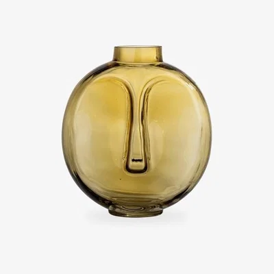 Cult Furniture Elena Face Vase, Brown Glass