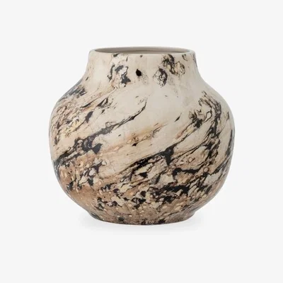 Cult Furniture Kali Stoneware Vase, Cream