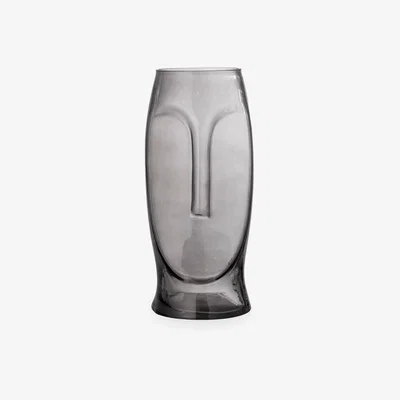 Cult Furniture Erato Face Vase, Grey Glass