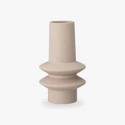 Cult Furniture Marlborough Stoneware Vase, Taupe