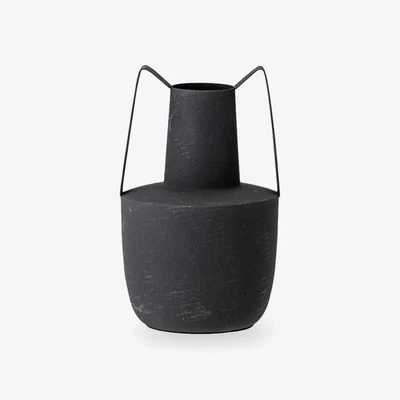 Cult Furniture Alghero Metal Vase, Black