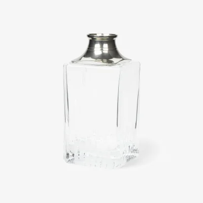 Casa by JJ Silver Crest Crystal Decanter