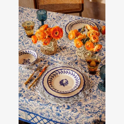 Casa by JJ Atlántico Woven Hurricane Vase, Natural