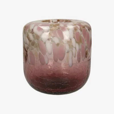 Casa by JJ Our Pretty in Pink Hand-Blown Vase