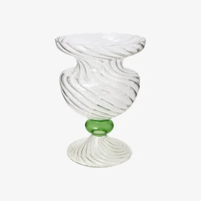 Casa by JJ Green Globe Murano Vase Cleo Wave