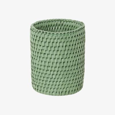 Casa by JJ Savannah Rattan Bottle Holder - Green