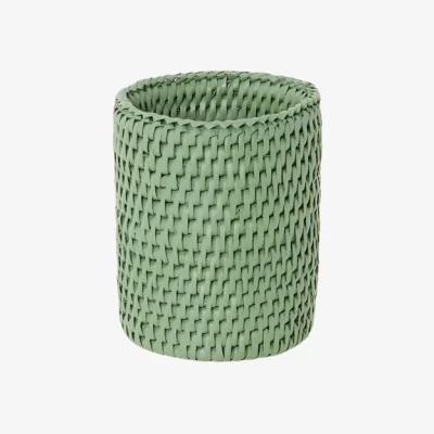 Casa by JJ Savannah Rattan Bottle Holder - Green