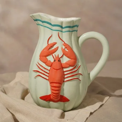 Dunelm Hestia Hand Painted Lobster Vase