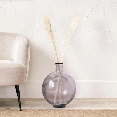 Dunelm Round Bottle Glass Vase