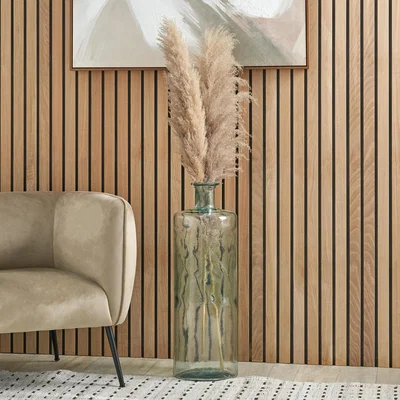 Dunelm Clear Glass Bottle Vase