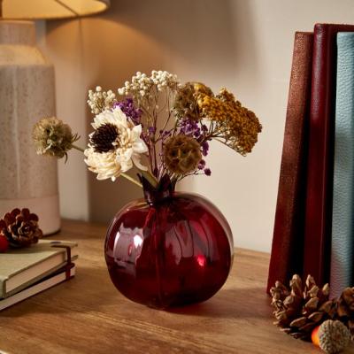Dunelm Pomegranate Glass Bud Vase