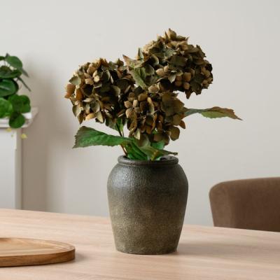 Dunelm Artificial Hydrangea Arrangement in Ceramic Vase