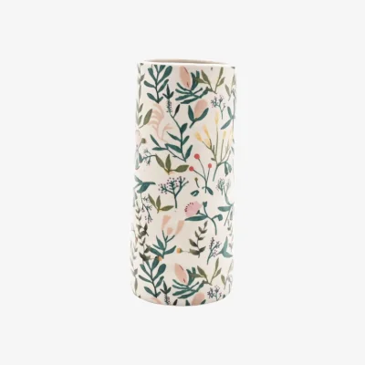 Dunelm Hestia Floral Patterned Ceramic Vase