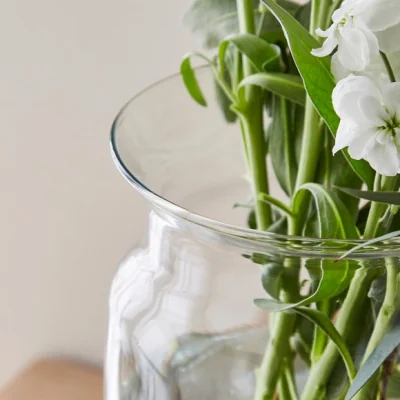 Dunelm Jar Shaped Glass Vase