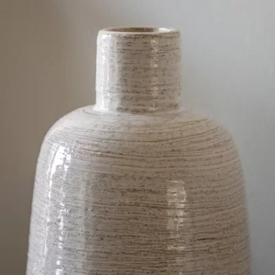 Dunelm Cedar & Sage Mobi Ceramic Bottle Vase