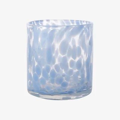 Dunelm Hestia Confetti Glass Blue Vase