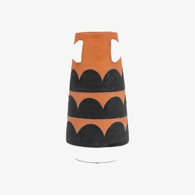 Dunelm Cardea Small Abstract Terracotta Vase MultiColoured